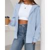 imageBTFBM Hoodies for Women Zip Up jacket Drawstring Spring Fashion 2026 Trendy Long Sleeve Sweatshirt Clothing OutfitsLight Blue