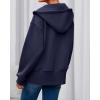 imageBTFBM Hoodies for Women Zip Up jacket Drawstring Spring Fashion 2026 Trendy Long Sleeve Sweatshirt Clothing OutfitsNavy