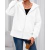 imageBTFBM Hoodies for Women Zip Up jacket Drawstring Spring Fashion 2026 Trendy Long Sleeve Sweatshirt Clothing OutfitsWhite