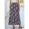 imageBTFBM Long Skirts for Women Summer 2026 Elastic High Waist Flowy A Line Casual Boho Tiered Floral Maxi Skirt PocketsBrown Light Blue Flower