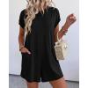 imageBTFBM Rompers for Women Summer 2026 Casual Dressy One Piece Shorts Tshirt Pants Jumpsuit Beach Vacation Clothes OutfitBlack