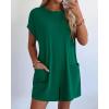 imageBTFBM Rompers for Women Summer 2026 Casual Dressy One Piece Shorts Tshirt Pants Jumpsuit Beach Vacation Clothes OutfitGreen