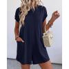 imageBTFBM Rompers for Women Summer 2026 Casual Dressy One Piece Shorts Tshirt Pants Jumpsuit Beach Vacation Clothes OutfitNavy Blue
