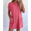 imageBTFBM Rompers for Women Summer 2026 Casual Dressy One Piece Shorts Tshirt Pants Jumpsuit Beach Vacation Clothes OutfitPink