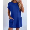 imageBTFBM Rompers for Women Summer 2026 Casual Dressy One Piece Shorts Tshirt Pants Jumpsuit Beach Vacation Clothes OutfitRoyal Blue