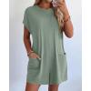 imageBTFBM Rompers for Women Summer 2026 Casual Dressy One Piece Shorts Tshirt Pants Jumpsuit Beach Vacation Clothes OutfitSage Green