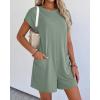 imageBTFBM Rompers for Women Summer 2026 Casual Dressy One Piece Shorts Tshirt Pants Jumpsuit Beach Vacation Clothes OutfitSage Green