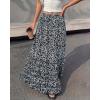 imageBTFBM Skirts for Women Summer Flowy ALine Floral Boho Maxi Skirt Long Wedding Guest Dresses Spring Outfits 2026Floral Black Blue