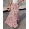 imageBTFBM Skirts for Women Summer Flowy ALine Floral Boho Maxi Skirt Long Wedding Guest Dresses Spring Outfits 2026Floral Pink