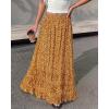 imageBTFBM Skirts for Women Summer Flowy ALine Floral Boho Maxi Skirt Long Wedding Guest Dresses Spring Outfits 2026Floral Yellow