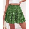 imageBTFBM Summer Skirts for Women 2026 Floral High Waist Shorts Underneath Boho Tiered Flowy Tennis Skorts Casual Mini SkirtFloral Green