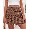 imageBTFBM Summer Skirts for Women 2026 Floral High Waist Shorts Underneath Boho Tiered Flowy Tennis Skorts Casual Mini SkirtFloral Khaki Black