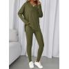 imageBTFBM Two Piece Sets for Women 2026 Casual Lounge Set Matching Oversized Shirts Leggings Workout Airport Travel OutfitsArmy Green