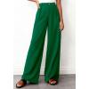 imageBTFBM Wide Leg Pants Woman 2026 High Waisted Button Business Casual Dressy Trousers Office Work Palazzo Pants PocketsGreen