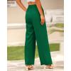imageBTFBM Women High Waist Palazzo Pants Spring 2026 Casual Wide Leg Trousers Loose Work Office Business Suit Pant PocketsGreen