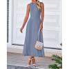 imageBTFBM Women Tank Midi Dress Summer Crewneck Sleeveless Pleated A Line Business Casual Formal Sweater Spring Dresses 2026Blue Grey