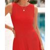 imageBTFBM Women Tank Midi Dress Summer Crewneck Sleeveless Pleated A Line Business Casual Formal Sweater Spring Dresses 2026Brick Red