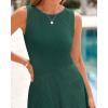 imageBTFBM Women Tank Midi Dress Summer Crewneck Sleeveless Pleated A Line Business Casual Formal Sweater Spring Dresses 2026Dark Green
