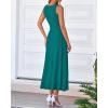 imageBTFBM Women Tank Midi Dress Summer Crewneck Sleeveless Pleated A Line Business Casual Formal Sweater Spring Dresses 2026Lake Blue