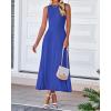 imageBTFBM Women Tank Midi Dress Summer Crewneck Sleeveless Pleated A Line Business Casual Formal Sweater Spring Dresses 2026Royal Blue