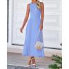 imageBTFBM Women Tank Midi Dress Summer Crewneck Sleeveless Pleated A Line Business Casual Formal Sweater Spring Dresses 2026Sky Blue