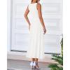 imageBTFBM Women Tank Midi Dress Summer Crewneck Sleeveless Pleated A Line Business Casual Formal Sweater Spring Dresses 2026White