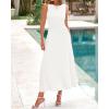 imageBTFBM Women Tank Midi Dress Summer Crewneck Sleeveless Pleated A Line Business Casual Formal Sweater Spring Dresses 2026White