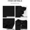imageBTFBM Womens 2 Piece Outfits Spring Sweatsuit Zipper V Neck Casual Ruffle Cap Sleeve Tops Drawstring Shorts Lounge SetsBlack