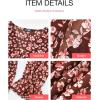 imageBTFBM Womens Dresses Spring Clothes 2026 V Neck Floral High Waist Ruffle Wedding Guest Cocktail Boho Long Sleeve DressBig Floral Wine Red