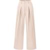 imageBTFBM Women High Waist Palazzo Pants Spring 2026 Casual Wide Leg Trousers Loose Work Office Business Suit Pant PocketsBeige
