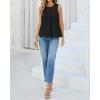 imageBTFBM Womens Tank Tops 2026 Summer Casual Sleeveless Button Down Shirts Embroidered Eyelet Blouse Beach Vacation ClothesBlack