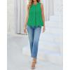 imageBTFBM Womens Tank Tops 2026 Summer Casual Sleeveless Button Down Shirts Embroidered Eyelet Blouse Beach Vacation ClothesGreen