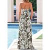 imageBTFBM Jumpsuits For Women Casual 2026 Floral Strapless Jumpsuit Wide Leg Rompers Beach Vacation Clothes Summer OutfitsFloral Army Green Beige