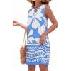 imageBTFBM Casual Summer Dresses for Women 2026 Spring Sleeveless Boho Floral Tank Mini Sun Dress Beach Vacation SundressesFloral White Blue