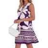 imageBTFBM Casual Summer Dresses for Women 2026 Spring Sleeveless Boho Floral Tank Mini Sun Dress Beach Vacation SundressesFloral White Purple