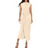 imageBTFBM Dresses for Women 2026 Summer Clothes Formal Bodycon Mock Neck Cap Sleeve Midi Party Cocktail Wedding Guest DressBeige