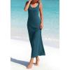 imageBTFBM Satin Dress Sleeveless Scoop Neck Summer Dresses for Women Elegant 2026 Loose Party Sundresses Fashion ClothingDark Blue