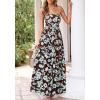 imageBTFBM Summer Maxi Dresses for Women 2026 Strapless Tube Top Floral Spring Wedding Guest Dress Beach Vacation OutfitsCoffee Blue Flower
