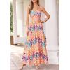 imageBTFBM Summer Maxi Dresses for Women 2026 Strapless Tube Top Floral Spring Wedding Guest Dress Beach Vacation OutfitsFloral White