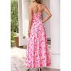 imageBTFBM Summer Maxi Dresses for Women 2026 Strapless Tube Top Floral Spring Wedding Guest Dress Beach Vacation OutfitsPink Flower
