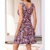 imageBTFBM Womens Summer Dresses 2026 Spring Casual Sleeveless Floral Knit Flowy ALine Mini Dress Pockets Beach SundressFloral Black Multi