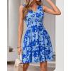 imageBTFBM Womens Summer Dresses 2026 Spring Casual Sleeveless Floral Knit Flowy ALine Mini Dress Pockets Beach SundressFloral Light Blue Blue