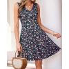 imageBTFBM Womens Summer Dresses 2026 Spring Casual Sleeveless Floral Knit Flowy ALine Mini Dress Pockets Beach SundressFloral Navy Blue Multi