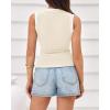 imageBTFBM High Neck Tank Top for Women Sleeveless Ribbed Y2k Clothes Basic Shirts Going Out Outfits Spring Summer Tops 2026Beige