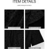 imageBTFBM Womens Boho Summer Dresses 2026 Spring V Neck Short Sleeve Hollow Out Lace Ruffle Casual Beach Mini Vacation DressBlack
