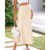 imageBTFBM Skirts for Women Summer 2026 Business Casual Outfits High Waist Cocktail Party Wedding Mermaid Spring Maxi SkirtBeige