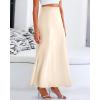 imageBTFBM Skirts for Women Summer 2026 Business Casual Outfits High Waist Cocktail Party Wedding Mermaid Spring Maxi SkirtBeige
