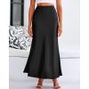 imageBTFBM Skirts for Women Summer 2026 Business Casual Outfits High Waist Cocktail Party Wedding Mermaid Spring Maxi SkirtBlack