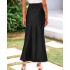 imageBTFBM Skirts for Women Summer 2026 Business Casual Outfits High Waist Cocktail Party Wedding Mermaid Spring Maxi SkirtBlack