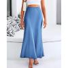 imageBTFBM Skirts for Women Summer 2026 Business Casual Outfits High Waist Cocktail Party Wedding Mermaid Spring Maxi SkirtBlue